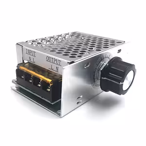 Spannungsregler 220V AC 4000W – Drehzahlregler für Elektromotoren für Winkelschleifer, Lüfter, Dunstabzugshaube, Staubsauger