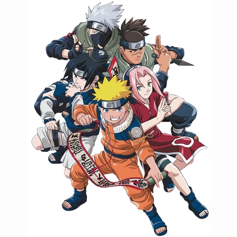 Bandana inspiriert von Anime Naruto, ideal für Fans und Cosplay