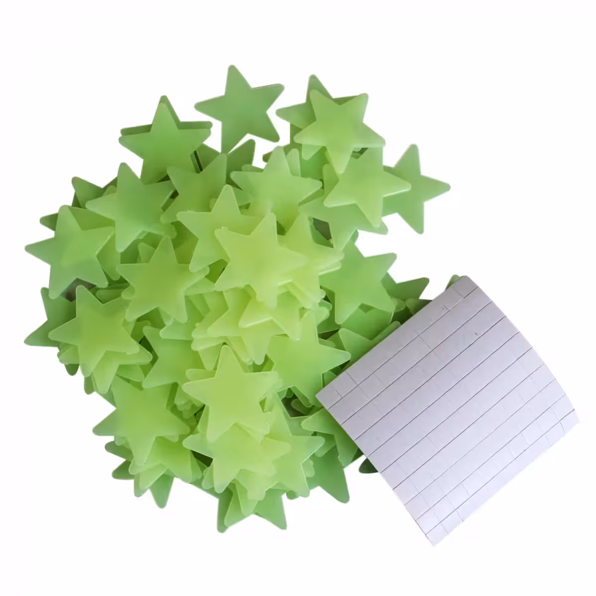 Paket mit 100 leuchtenden Sternen, ideal fürs Kinderzimmer