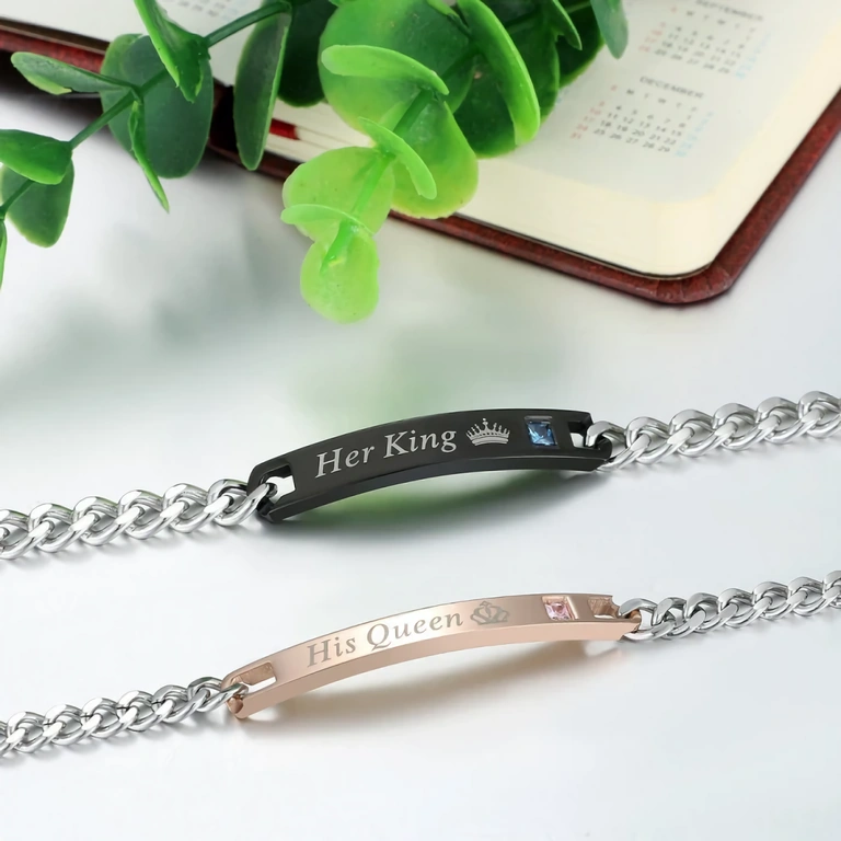 Partnerarmbänder geeignet für Valentinstag oder Jubiläen