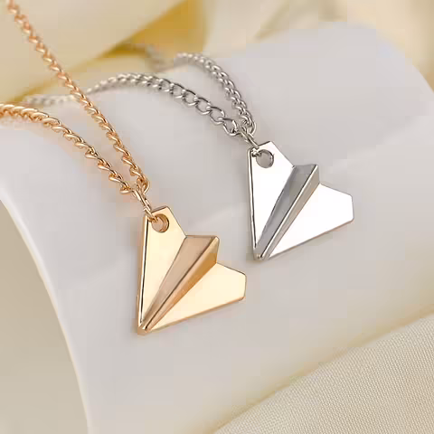 Flugzeug-Anhänger mit Kette – Harry Styles One Direction Medaillon für Fans