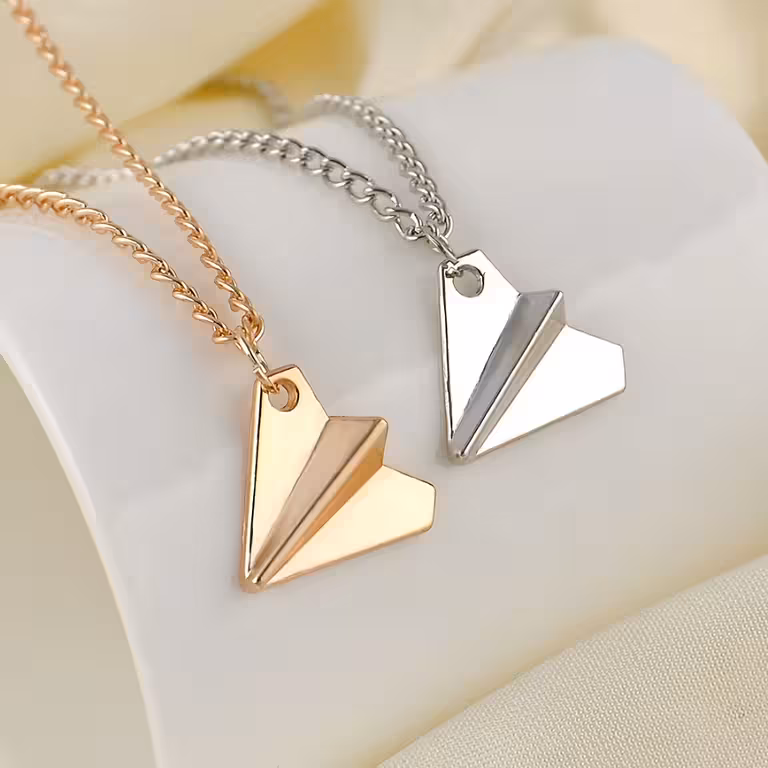 Flugzeug-Anhänger mit Kette – Harry Styles One Direction Medaillon für Fans