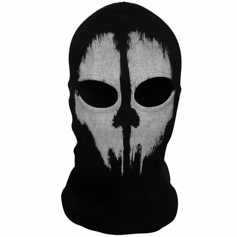 Call of Duty Ghost Totenkopfmaske – Skimaske, Motorrad, Airsoft, Paintball, Taktisch, Schwarz