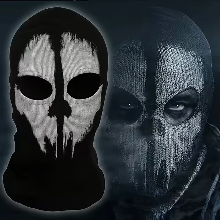 Thermische Call of Duty Ghosts Maske für Wintersport Thermische Maske Call of Duty Ghosts, ideal für Wintersport, Ski und Snowboard