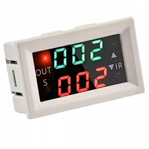 Programmierbares 12V Timerrelais mit Digitalanzeige – Einstellbarer Timer mit Verzögerung, Schleife und Dualzeit