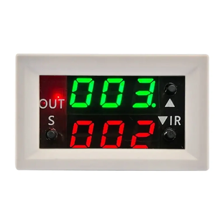 Relais-Timer-Modul mit Doppel-LED-Bildschirm Relaismodul für zeitgesteuerte Steuerung mit LED-Display für schnelle Einstellungen