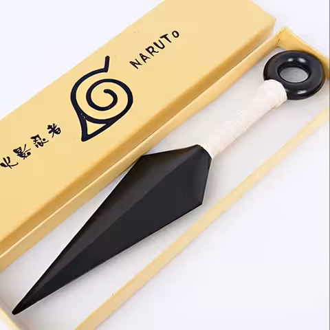 Ninja Kunai Naruto Messer – ABS Plastik 1:1 Nachbildung für Anime-Fans
