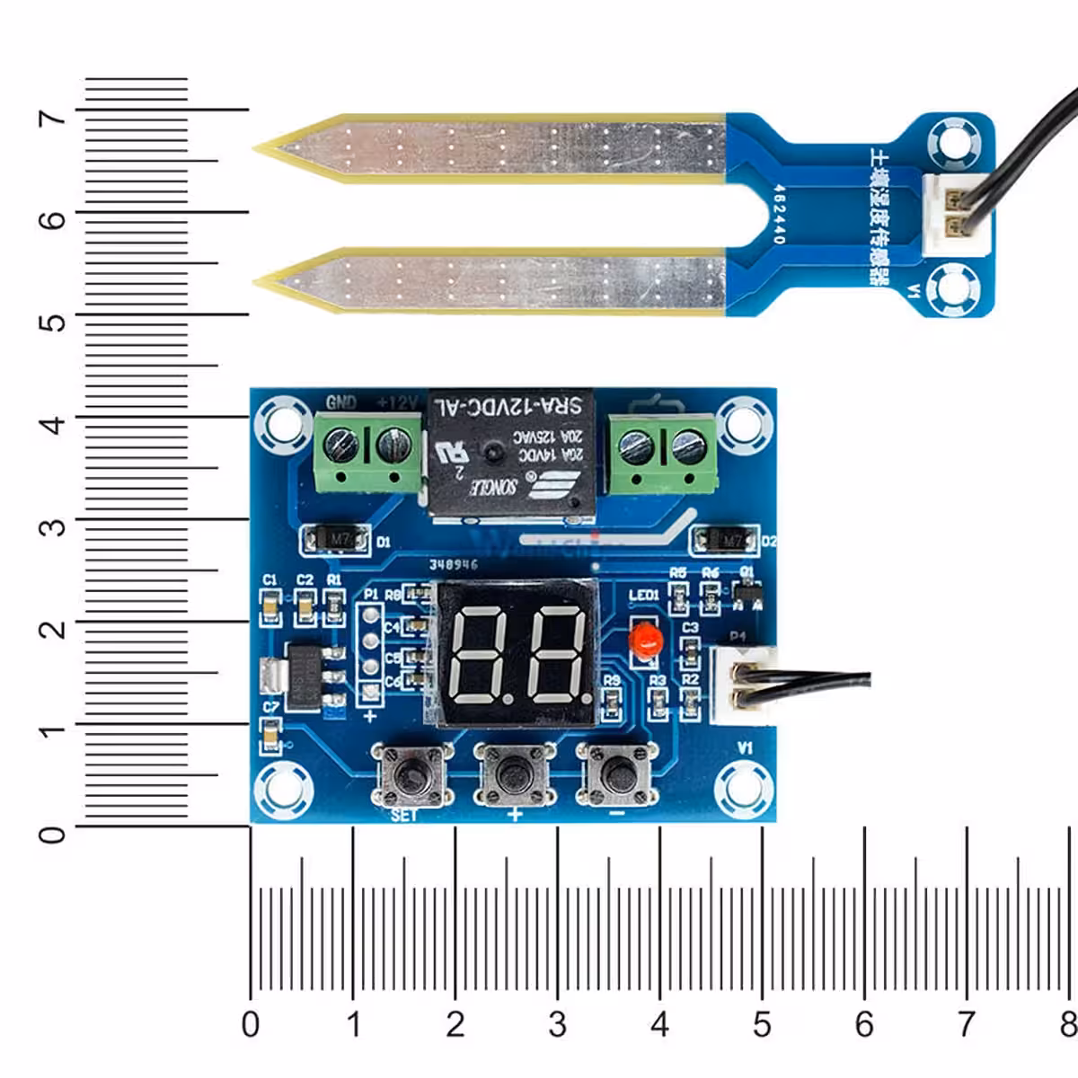Messungen und Spezifikationen des Moduls XH-M214