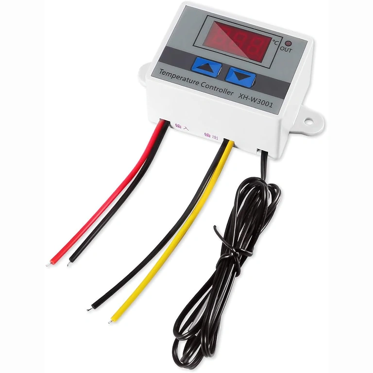 Digitaler Temperaturregler 220V AC Digitalthermostat für Inkubator, Gewächshaus, Brutstation oder Elektrogeräte