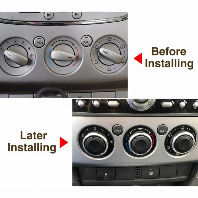 Set Klimaknöpfe / AC-Bedieneinheit – unterschiedliche Kompatibilität