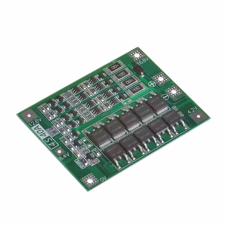 BMS 4S 40A Lade-/Entladeschutzmodul – 18650 Li-Ion Akkus 14,8V