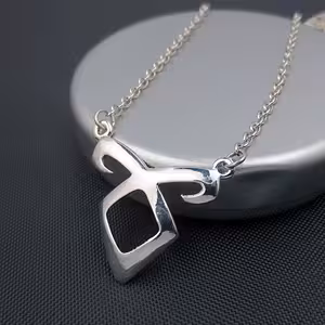 Anhänger Halskette The Mortal Instruments City of Bones – Engel, Silberkette Fantasy