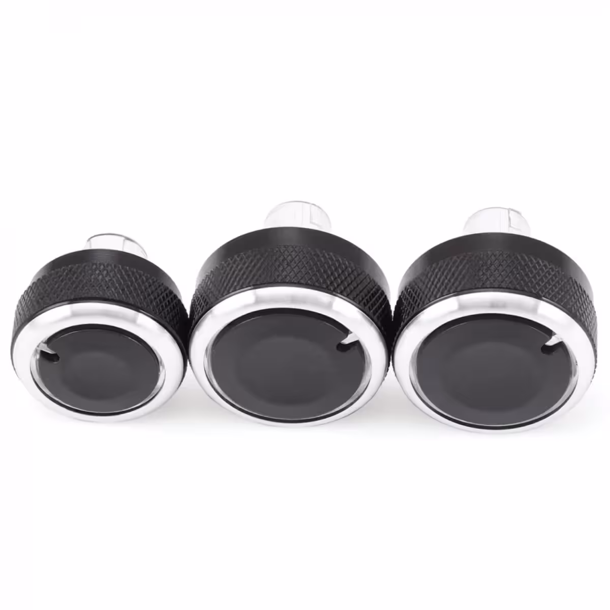 AC-Drehknöpfe Armaturenbrett mit modernem Design – Komplettset 3 Stück