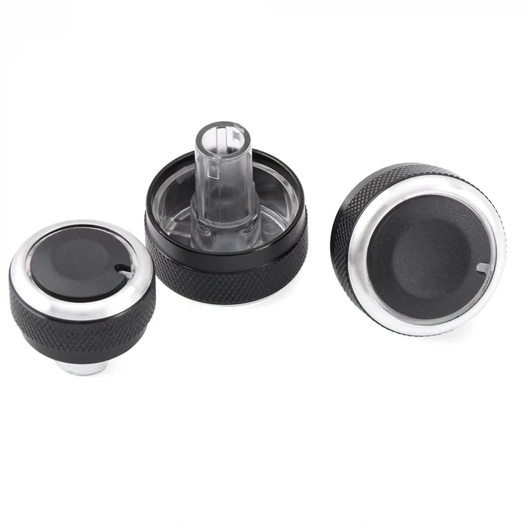 AC Knöpfe Set für Passat B6 AC-Wechselknöpfe für VW Passat B6, kompatibel mit Originalarmaturenbrett