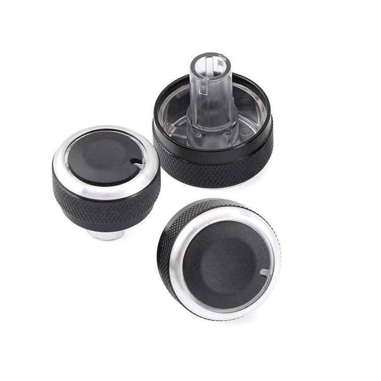 Komplettes Knopfset für VW Klimaanlagenpanel Drehknöpfe für Armaturenbrett zur Steuerung der Klimaanlage bei VW