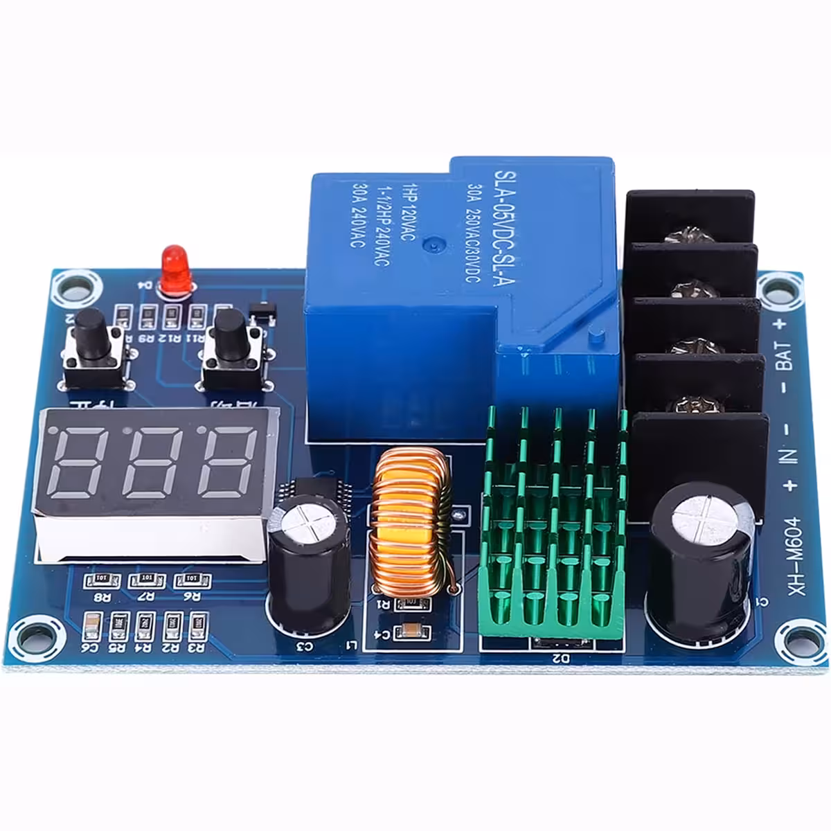 Verstellbares Modul mit Display zur Lade-Spannungskontrolle