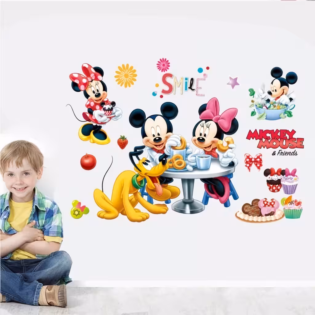 Mickey Mouse Wandsticker selbstklebend für Kinderzimmer oder Babyzimmer