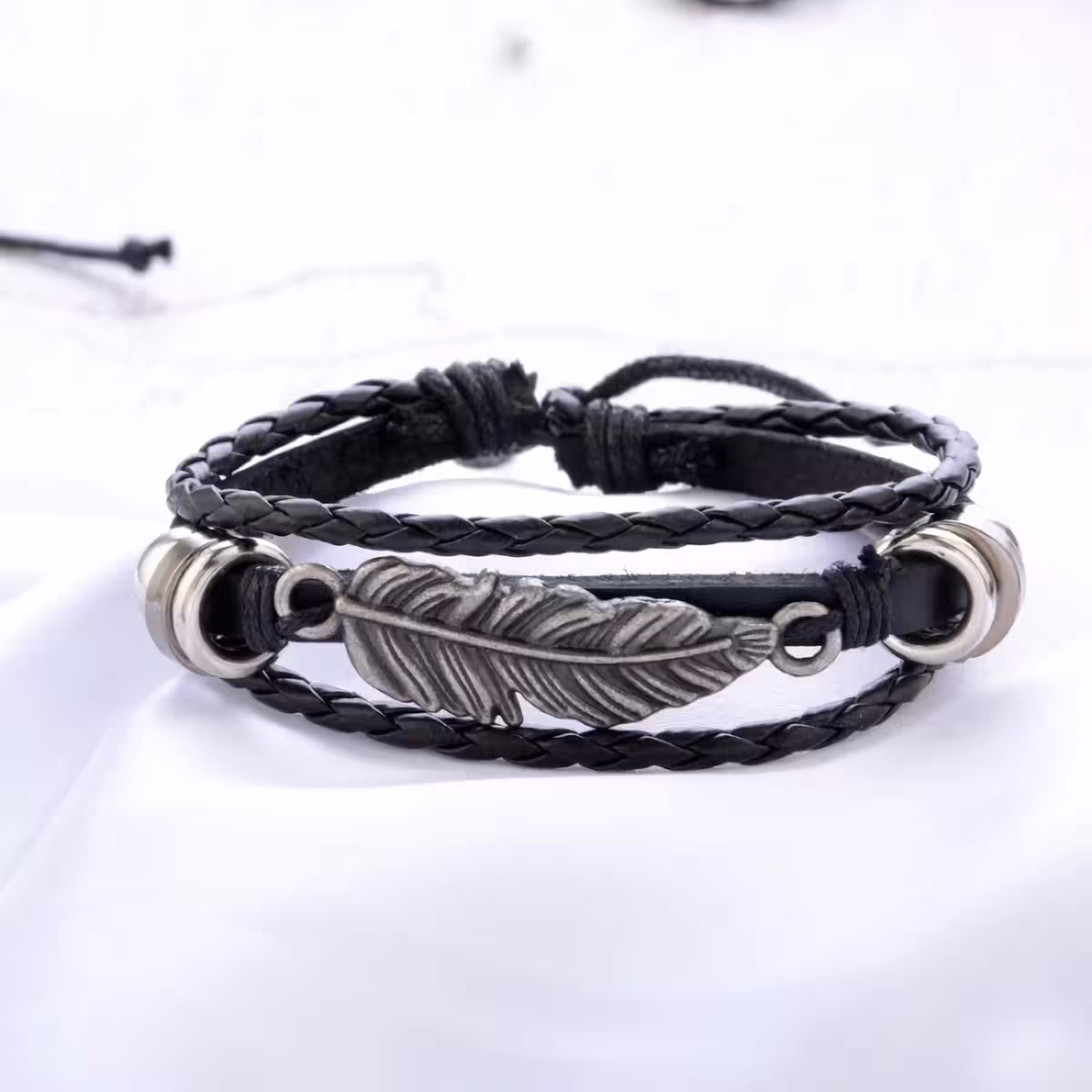 Vintage-/Boho-Stil Herren-Accessoires aus robustem Leder