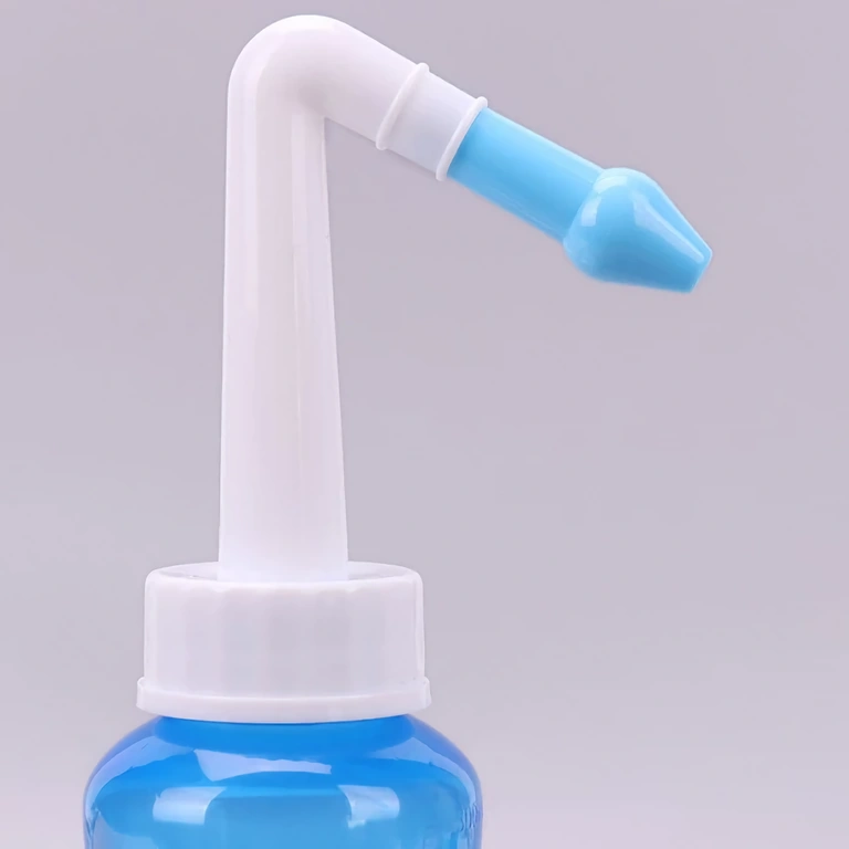 Nasenspülbehälter bei Sinusitis Flasche für Nasenhygiene, effektiv bei Sinusitisbehandlung