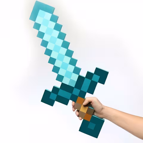 Minecraft Diamantschwert – EVA-Schaum Spielzeug, leicht, ideal für Kinder und Cosplay