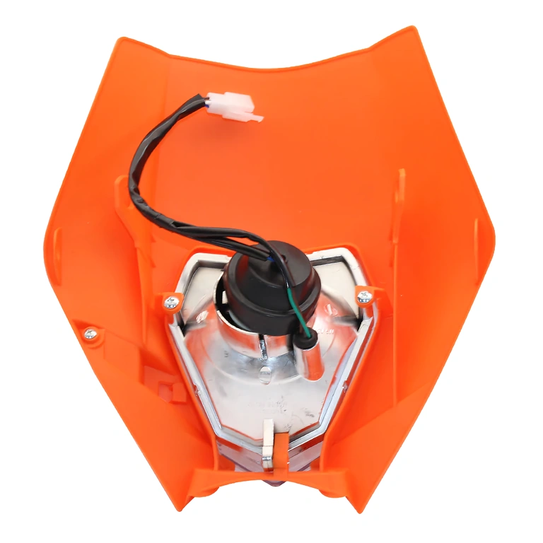 Aggressives Streetfighter-Design mit LED-Scheinwerfer und Polypropylen-Maske