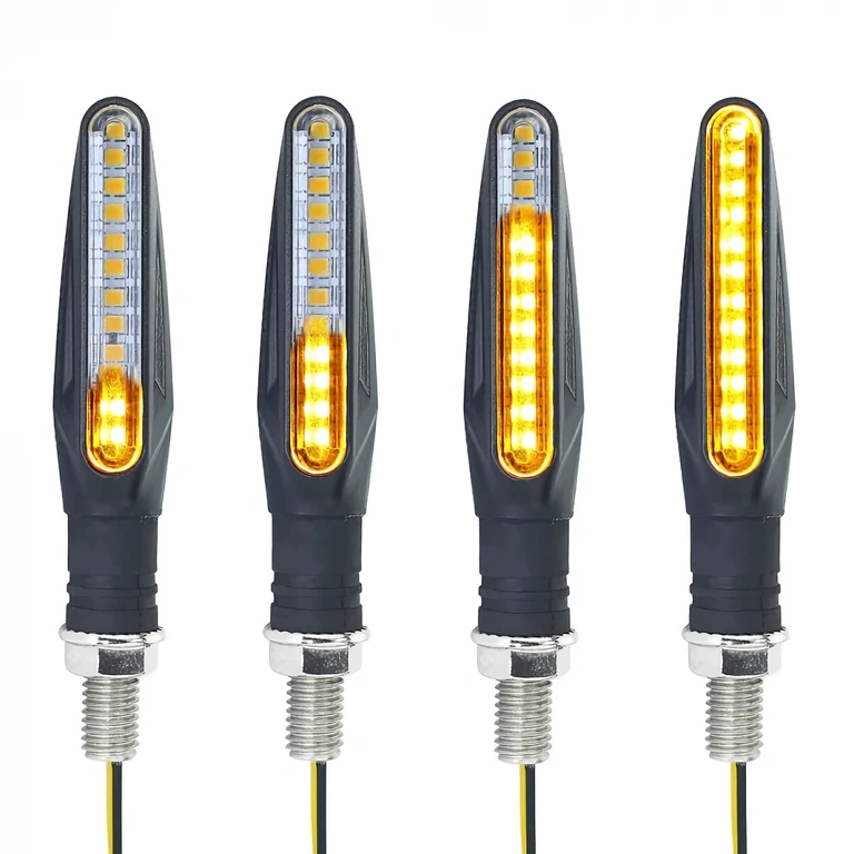 Flexible, robuste gelbe LED-Blinker