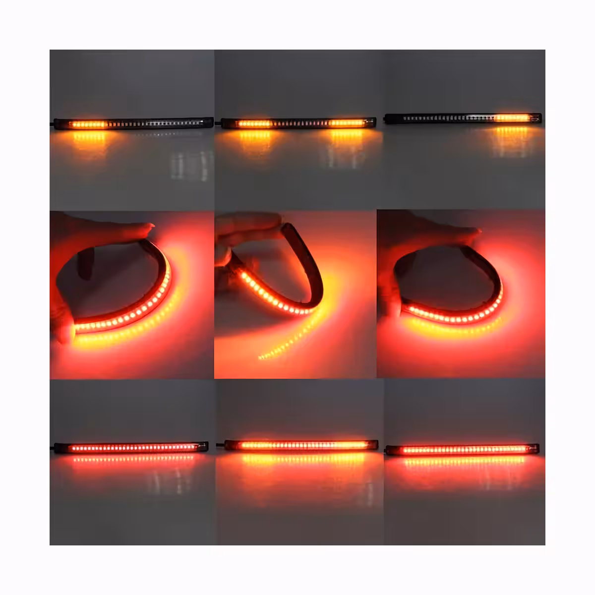 Gummierter LED-Streifen für Positions- und Bremslicht