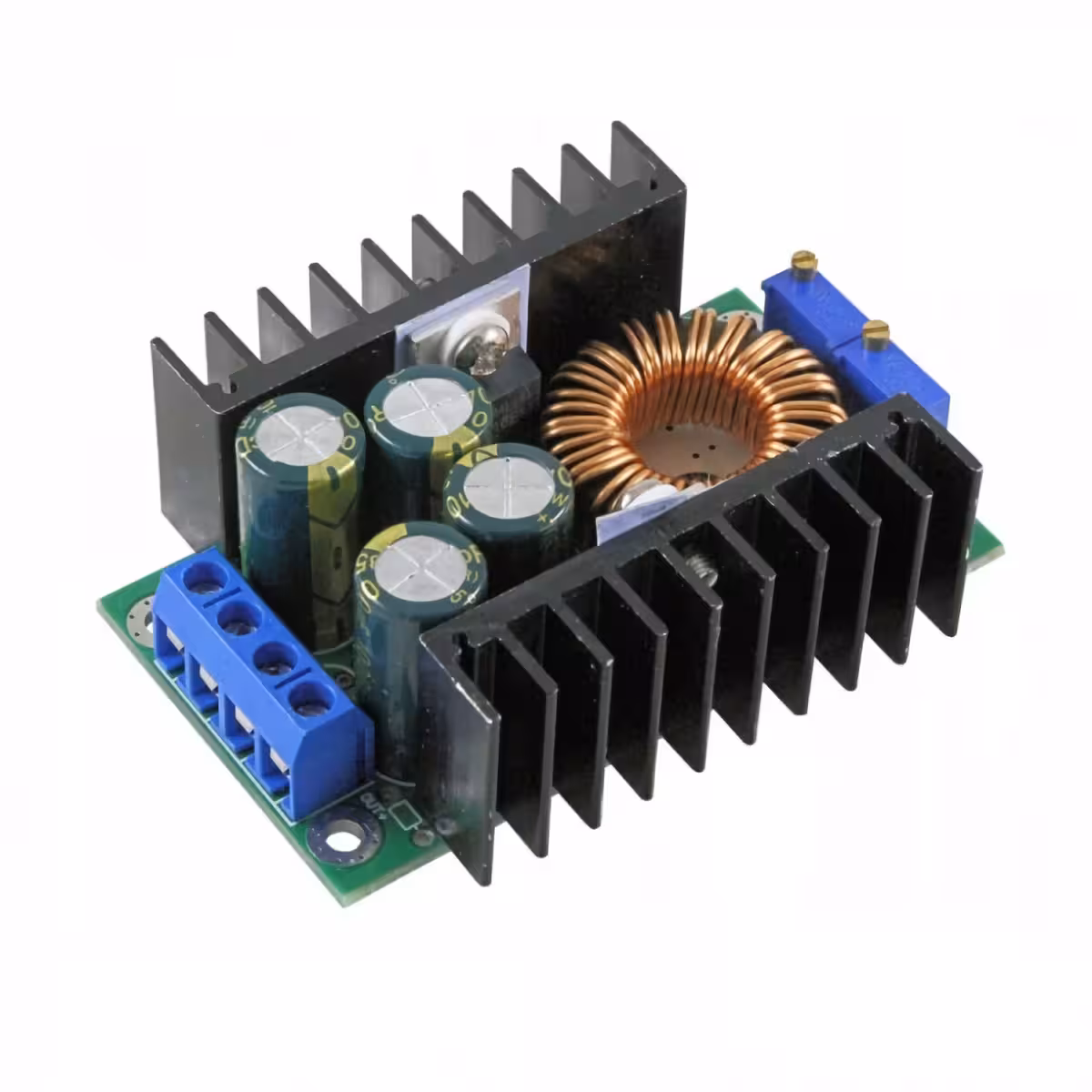 Step-Down Platine mit Zwangskühlung ab 7A