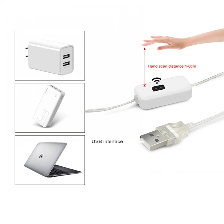 Kaltweißes LED-Licht mit Näherungssensor