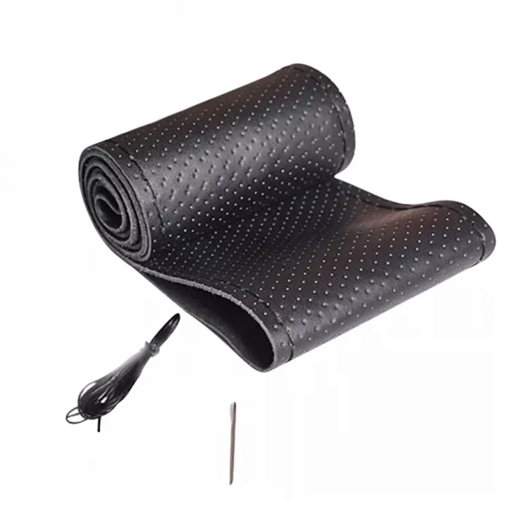 Universeller Lenkradbezug aus echtem Leder für Autos