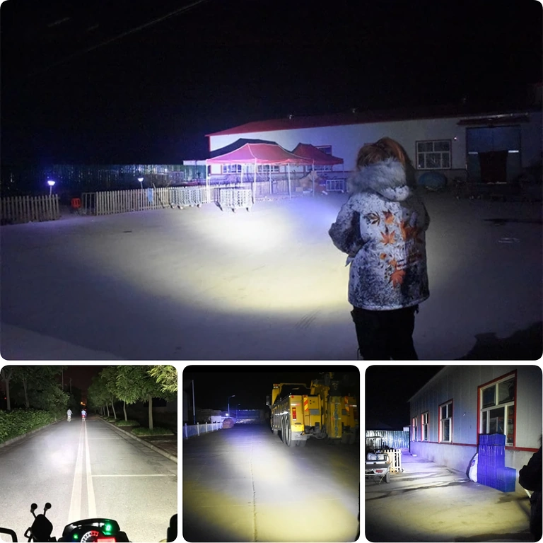 Starker LED-Scheinwerfer 12W Starke Beleuchtung für Sicherheit und Sichtbarkeit