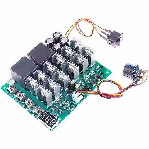 Digital PWM DC Motor Geschwindigkeitsregler 60A 100A 12V–55V | DC Motor- und HHO Generator Regler