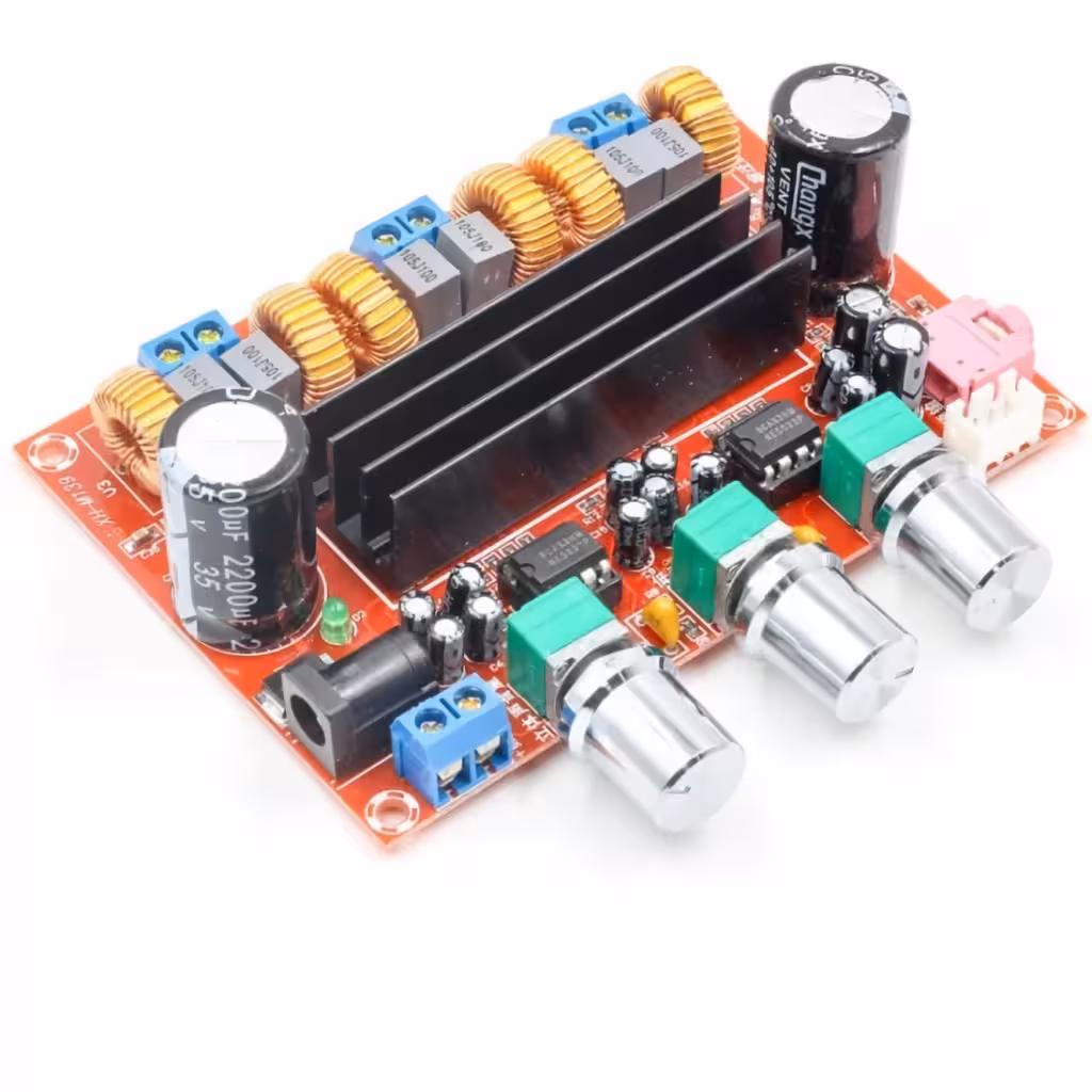 Stereo Verstärker 2.1 TPA3116D2 – 2x50W + 100W Subwoofer Klasse D, Audio Modul