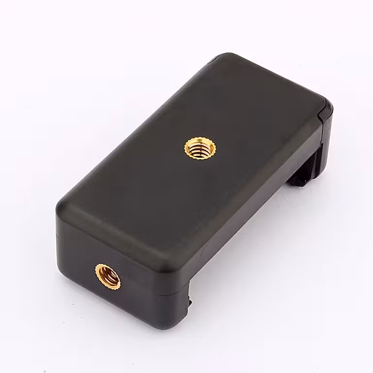 Professioneller Telefon-Stativhalter – kompatibel mit iPhone, Samsung, Smartphone, 2 x 1/4” Gewinde