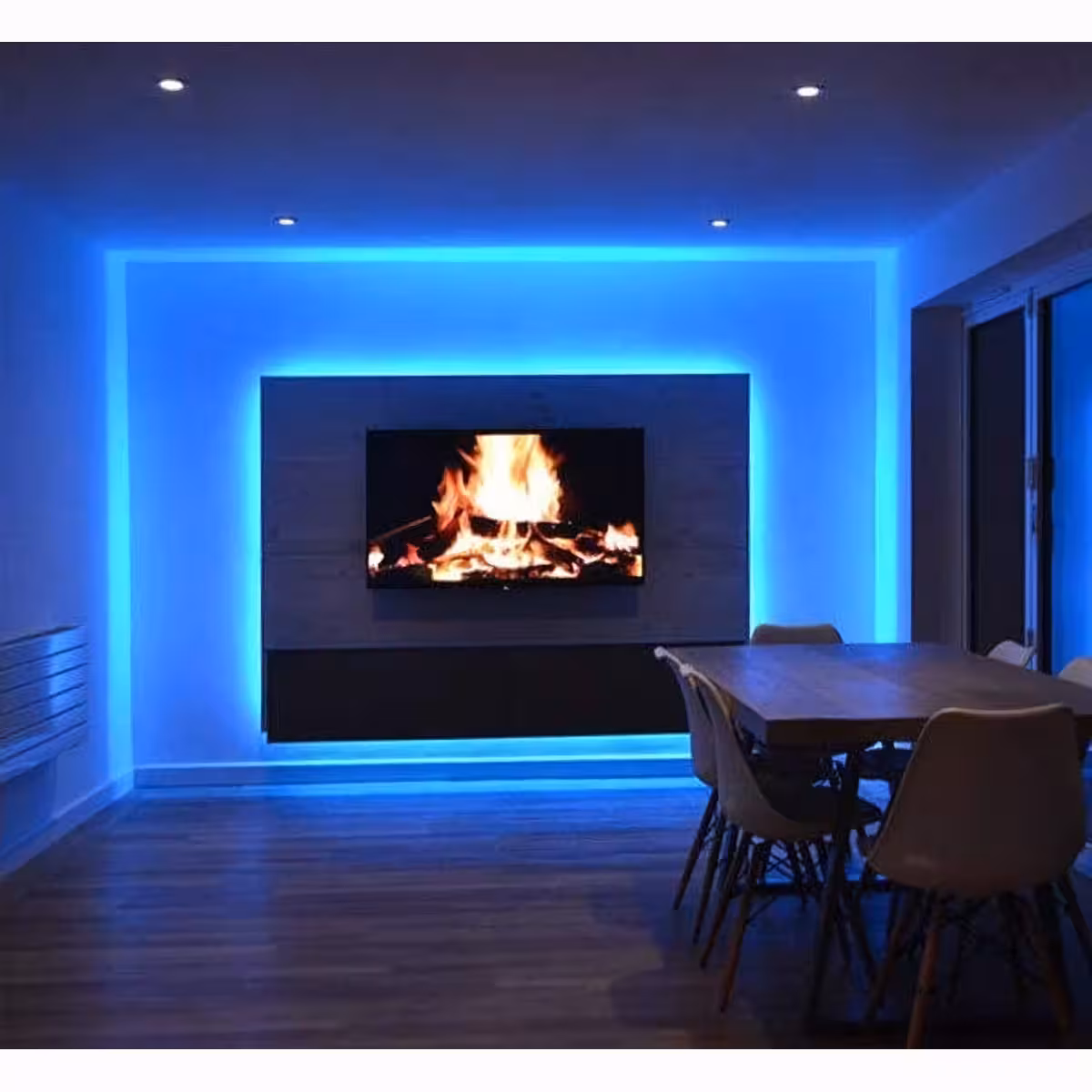 LED-Streifen mit App-Steuerung, Fernbedienung, Timer-Funktion und 16M Farben