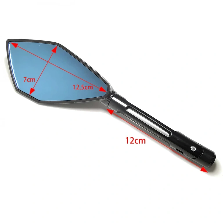 Elegante Spiegel mit stabiler Befestigung für alle Motorradtypen