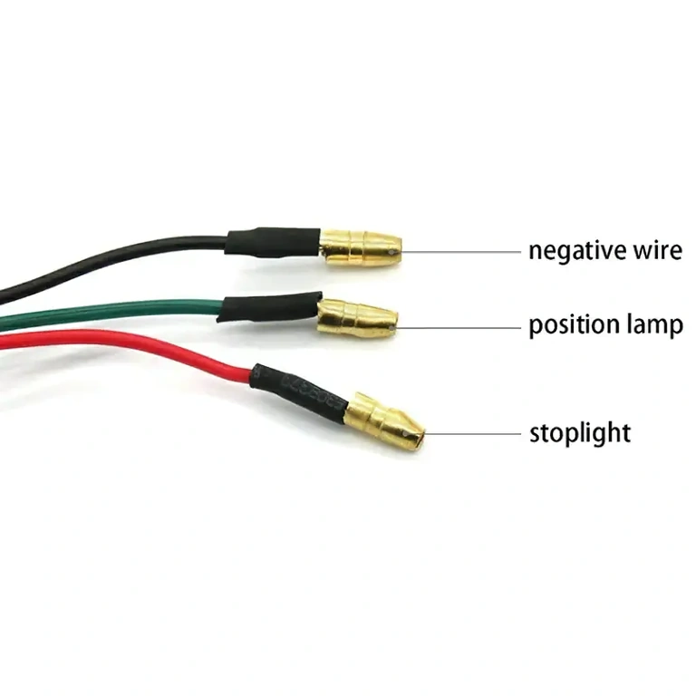 Komplettes Rücklicht für MX- und Enduro-Motorräder mit LEDs
