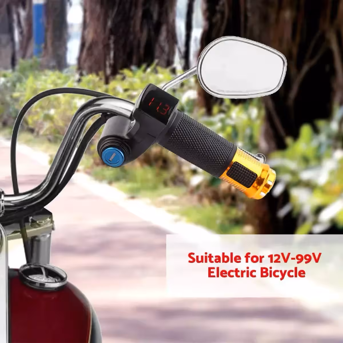 Komfortabler Gummigriff mit Kontakt und Spannungsanzeige