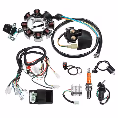 Komplette Elektroinstallation ATV China 150cc–300cc – Kabelsatz für vertikalen 4T Motor