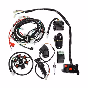 Komplette Elektroinstallation ATV Cross GY6 125cc / 150cc – Kabelsatz + Startkomponenten