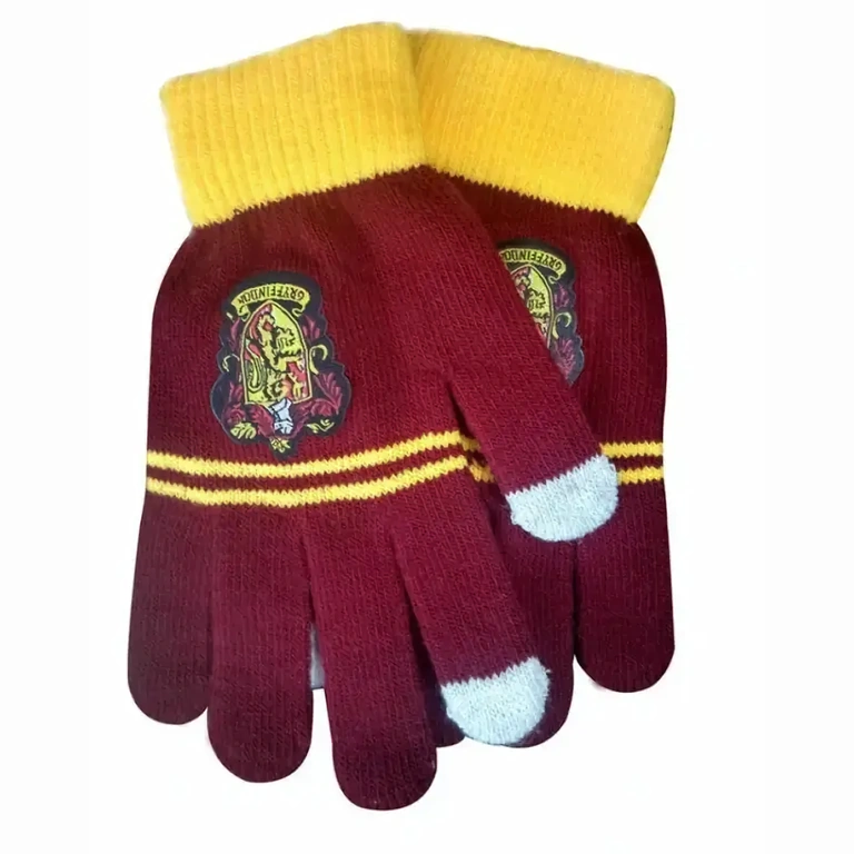 Harry Potter Hogwarts Winterhandschuhe Warme Hogwarts-Handschuhe inspiriert von Harry Potter, ideal für Winter und Touchscreens