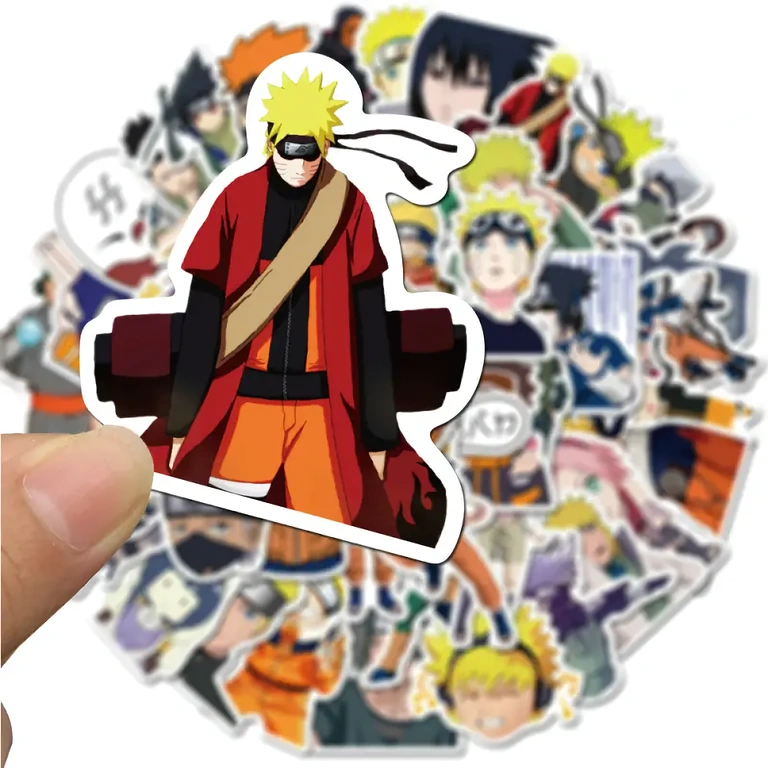 Selbstklebende Naruto-Sticker für Laptop-Dekoration