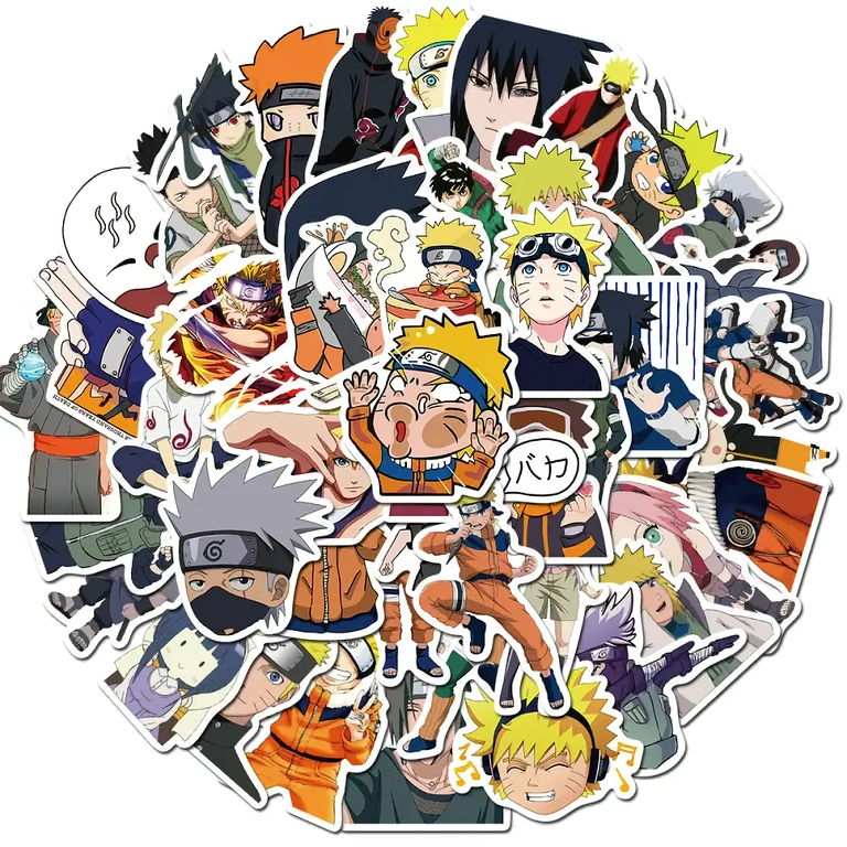 Naruto Shippuden Sticker für persönliche Gegenstände, Skateboard, Roller