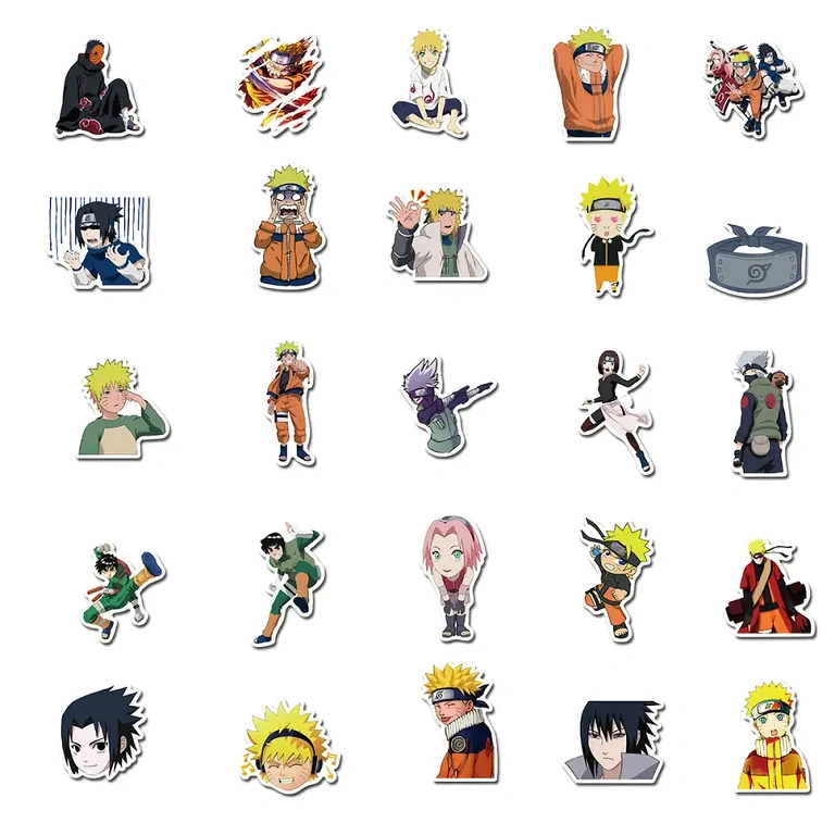 Robuste Naruto-Sticker, ideal für Anime-Fans