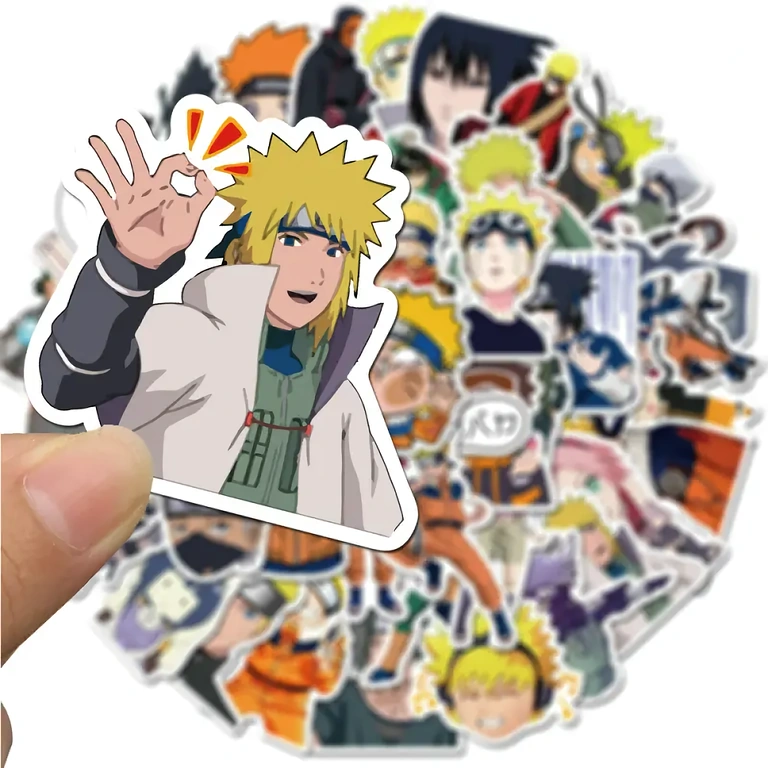 Lustige Aufkleber mit Naruto Shippuden Charakteren