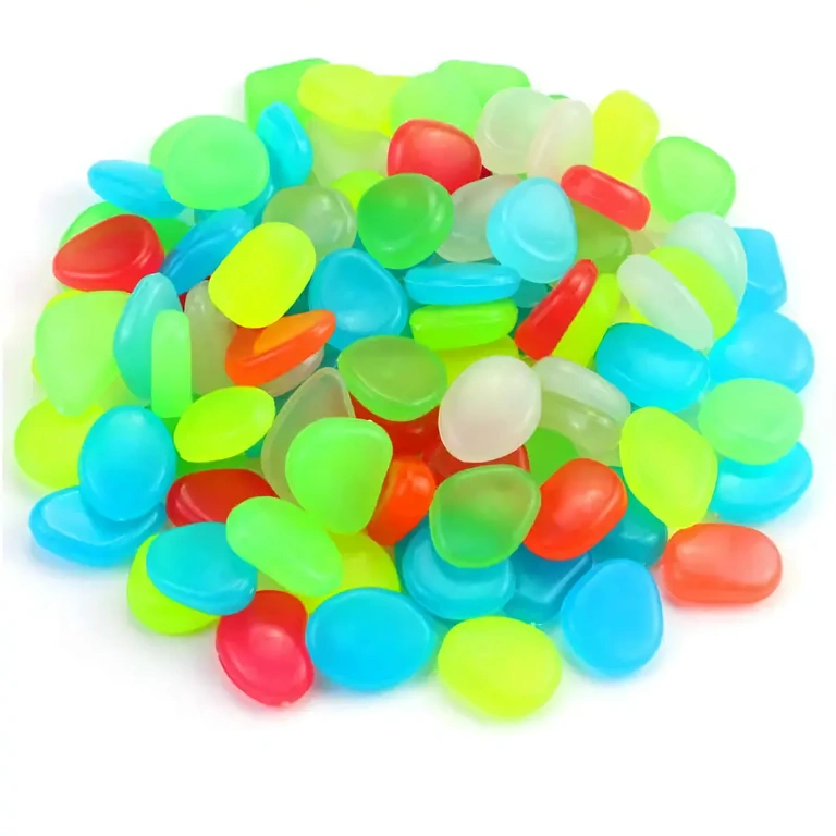 Leuchtende Dekosteine für Landschaftsgestaltung