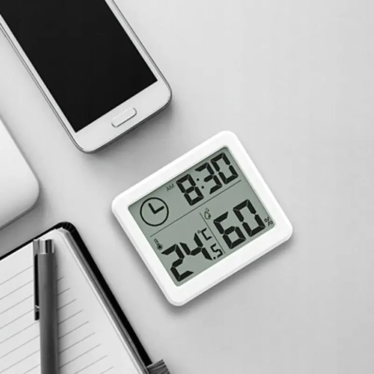Raumsensor – Hygrometer mit großem LCD-Display Raumklimakontrollgerät mit LCD-Display und modernem Design