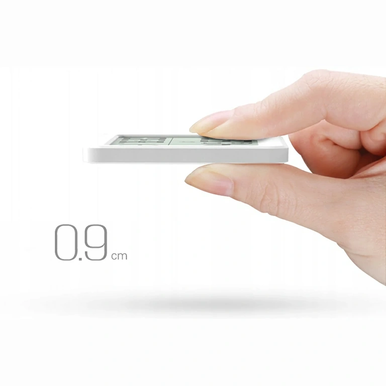 Digitaler Slim-Raumfeuchtigkeit-Monitor Dünnes digitales Gerät zur Überwachung der Luftfeuchtigkeit in Innenräumen