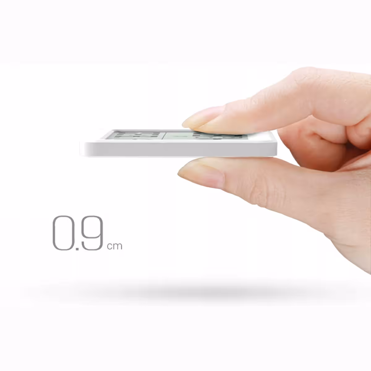 Dünnes digitales Gerät zur Überwachung der Luftfeuchtigkeit in Innenräumen