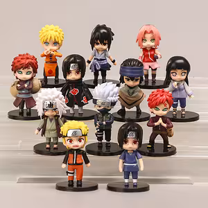 Set 12 Naruto Shippuden Figuren – Manga Anime Spielzeug, perfekte Geschenkidee für Fans